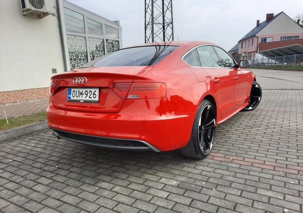 Audi A5 cena 49900 przebieg: 240000, rok produkcji 2014 z Malbork małe 379